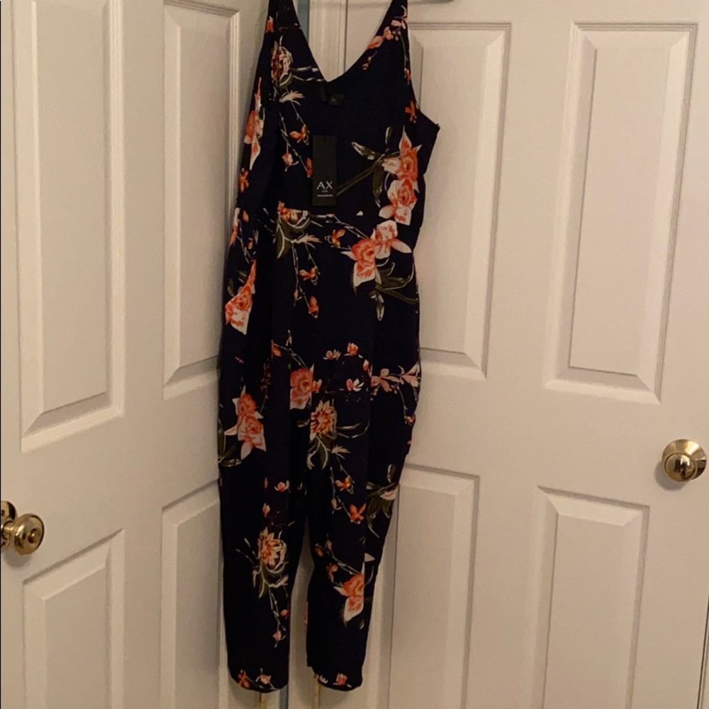 AX Paris Navy Jumpsuit